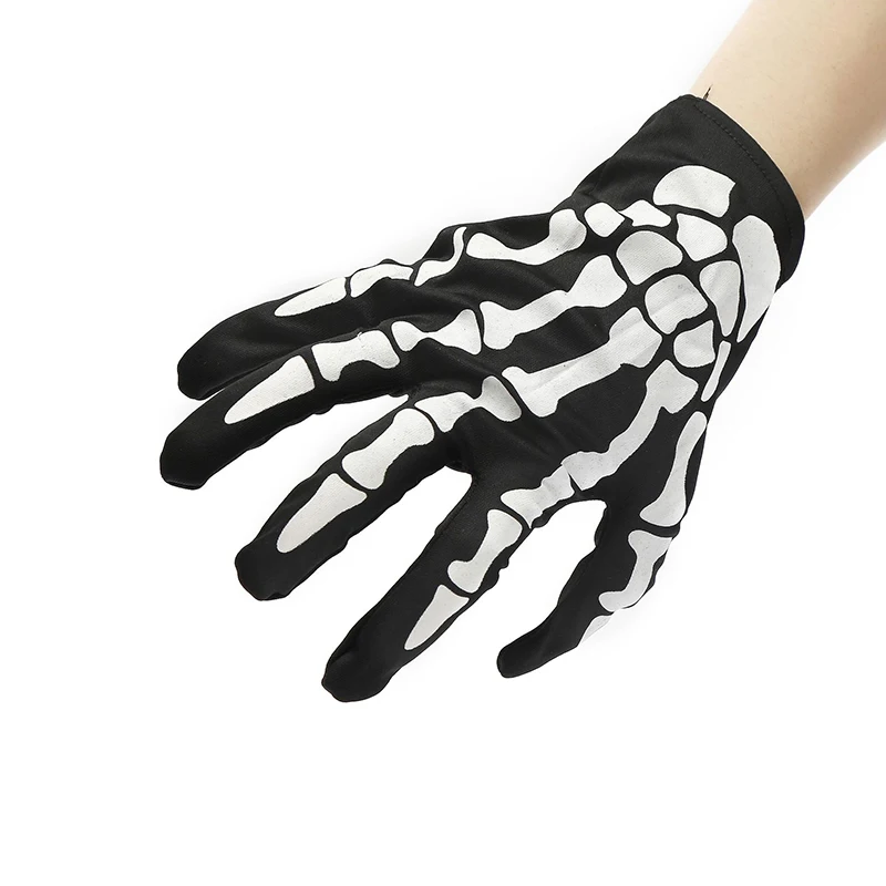 skeleton fingerless gloves hot topic