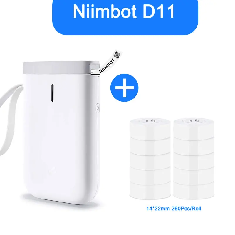 Special Price Niimbot D11 Bluetooth Label Printer with Thermal Sticker Paper Production Date Self Adhesive Name Tag
