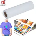 White Eco-Solvent Cutting Film Heat Transfer Vinyl Printing Dry Waterproof Iron On T-Shirts 50*100cm