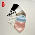 Face mask high class natural silk for women or child 100% real silk anti-sunburn washable light soft comfortable mascarillas preview-1
