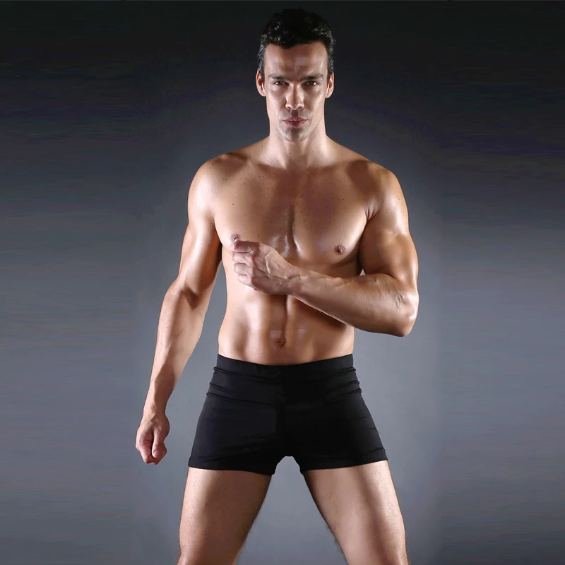 Hot Sale Black Swimwear for Men Beach 