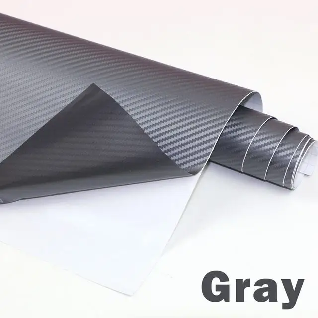 Αγορά Εξωτερικά αξεσουάρ  127cmx15cm 3D 3M Auto Carbon Fiber Vinyl Film  Carbon Car Wrap Sheet Roll Film Paper Motorcycle Car Stickers Decal Car  Styling