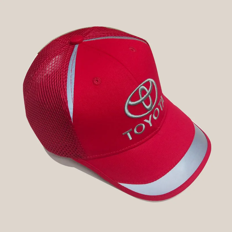 red toyota hat