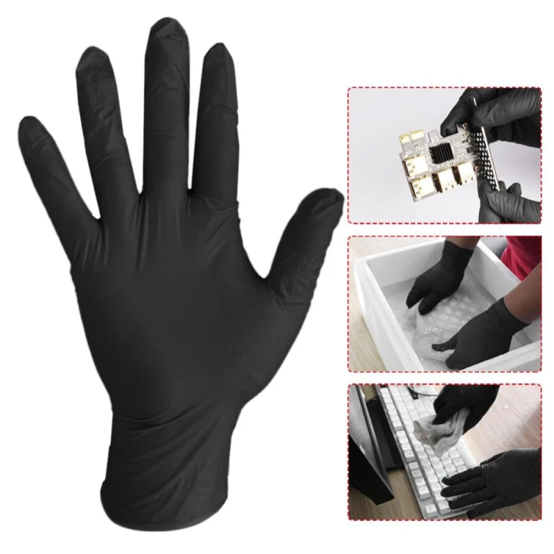 black nitrile gloves wholesale