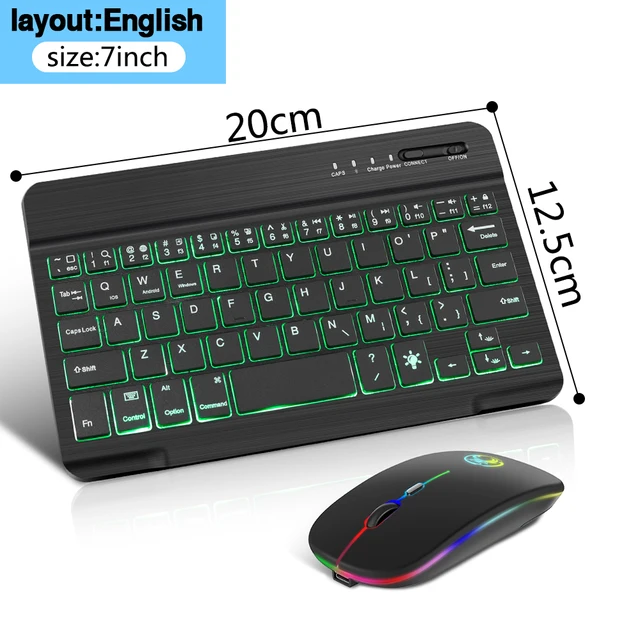 rgb bluetooth keyboard and mouse