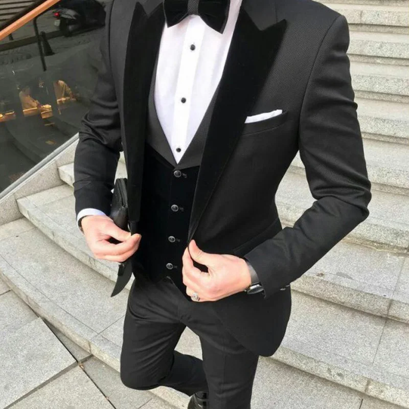 velvet men's suit