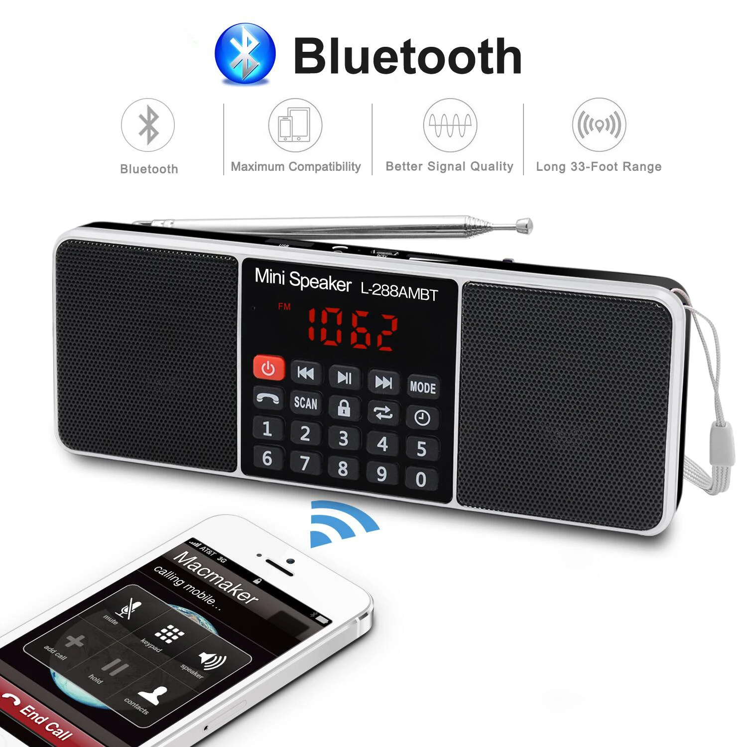 am fm bluetooth speaker