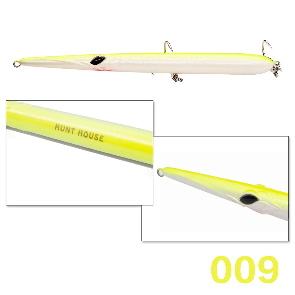 Hunthouse stylo 210 fishing lure pencil 205mm 31/36g long cast pencil  stickbaits