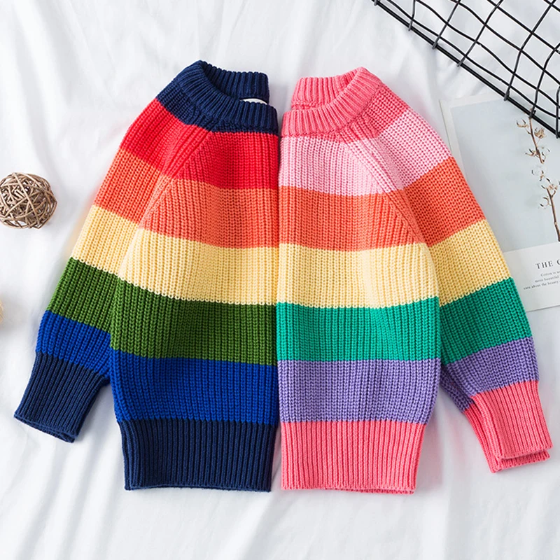 Baby Boys Girls Stripe Knitted Tops 