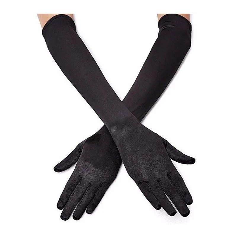 1920s black gloves