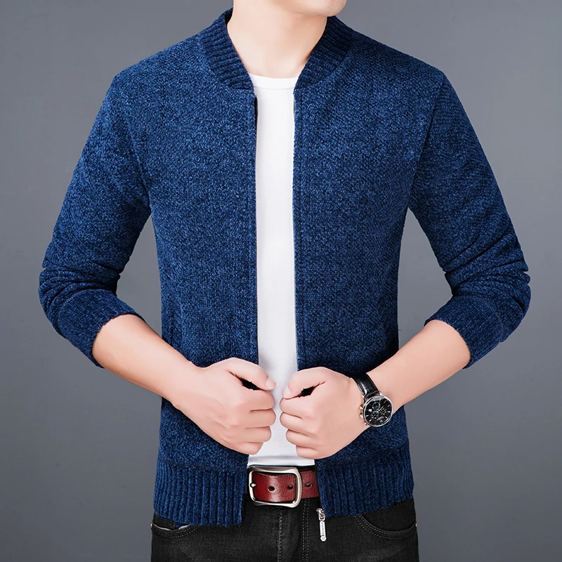 Liseaven Mens Cardigan Sweater Thick 
