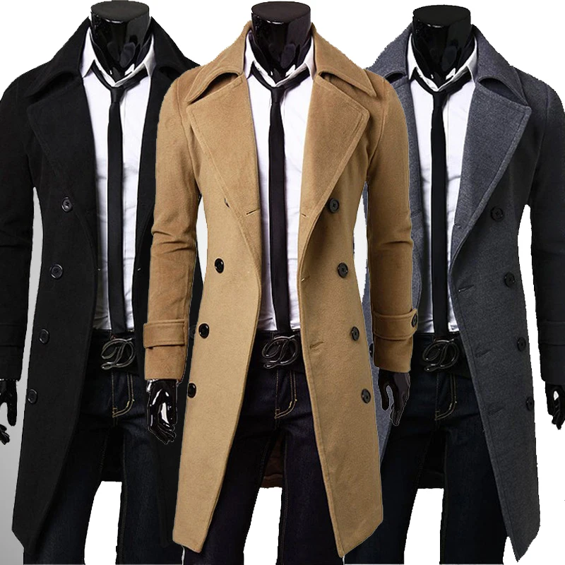 New Trench Coat Men 2019 Jacket Mens 