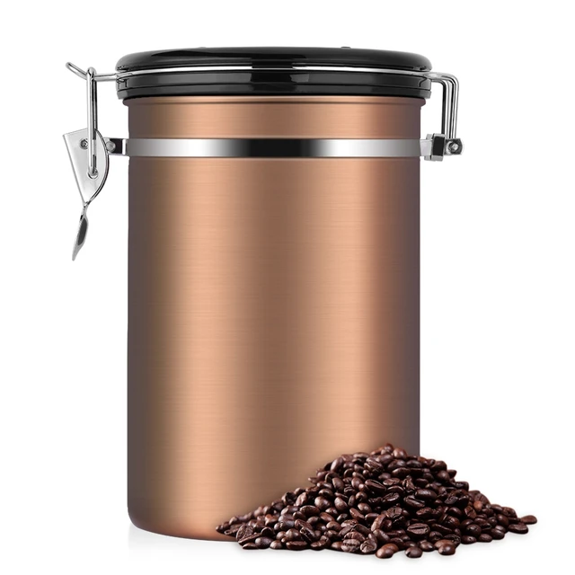 copper coffee container