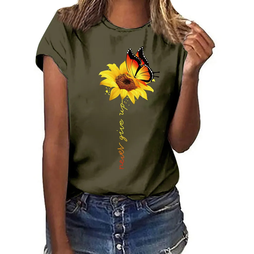 sunflower print shirt