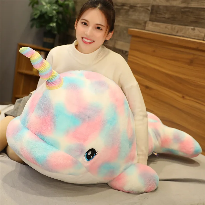 rainbow narwhal stuffed animal