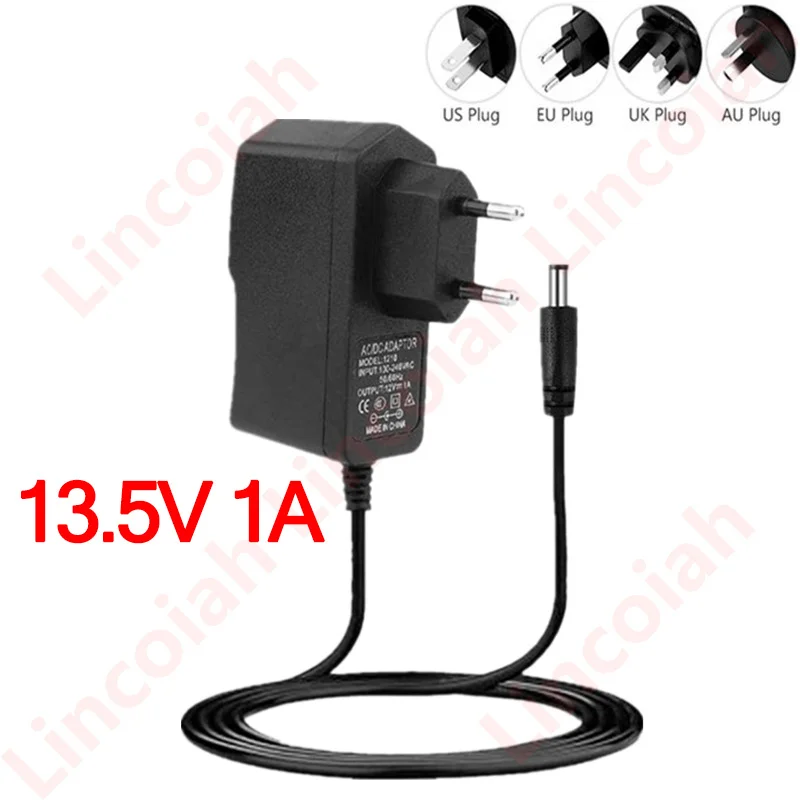 DC 13.5V 1A Adapter Power Supply Charger 5.5mm*2.1-2.5MM AC 100-240V 13.5 V Volt VDC-animated-img