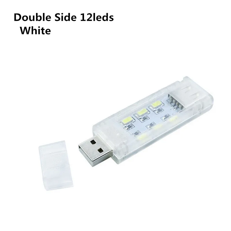 DC5V Touch Switch USB Mini LED Book Lamp 3LEDs 1.5W Portable LED