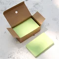 100pcs/box Kraft paper card color blank business card message thank you card writing card label bookmark learning card preview-4