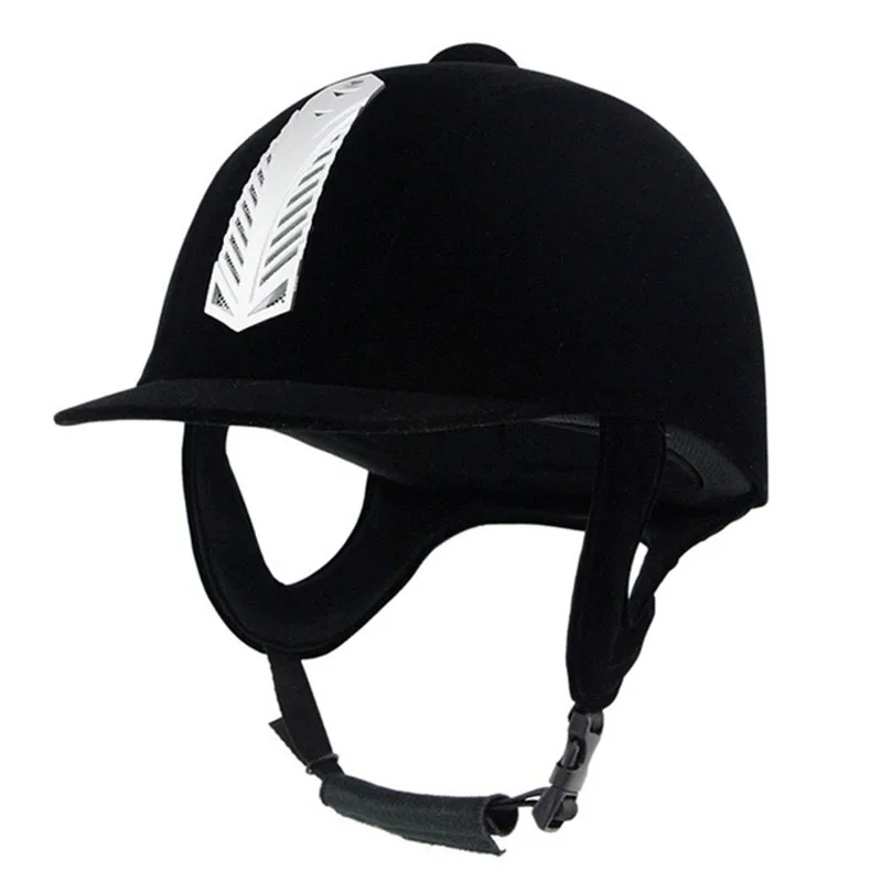 black velvet horse riding helmet