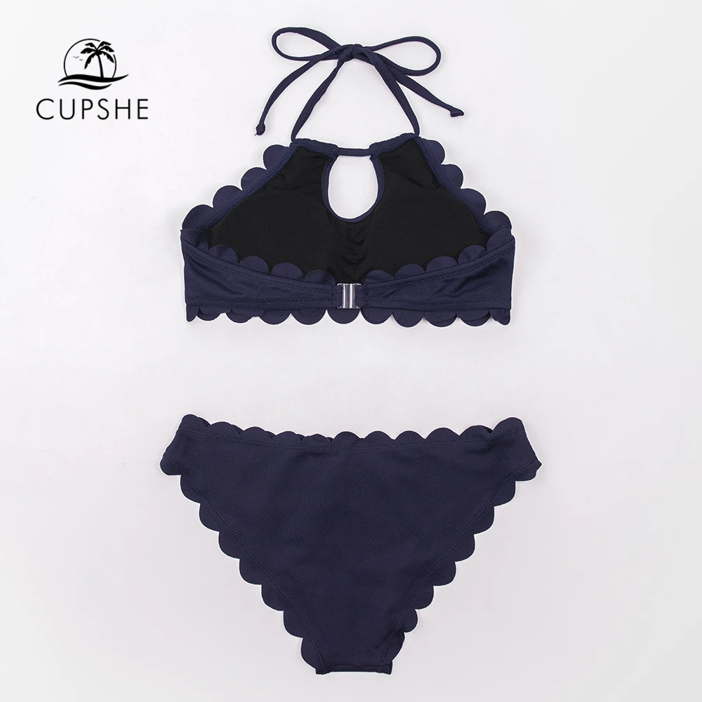 cupshe high neck bikini