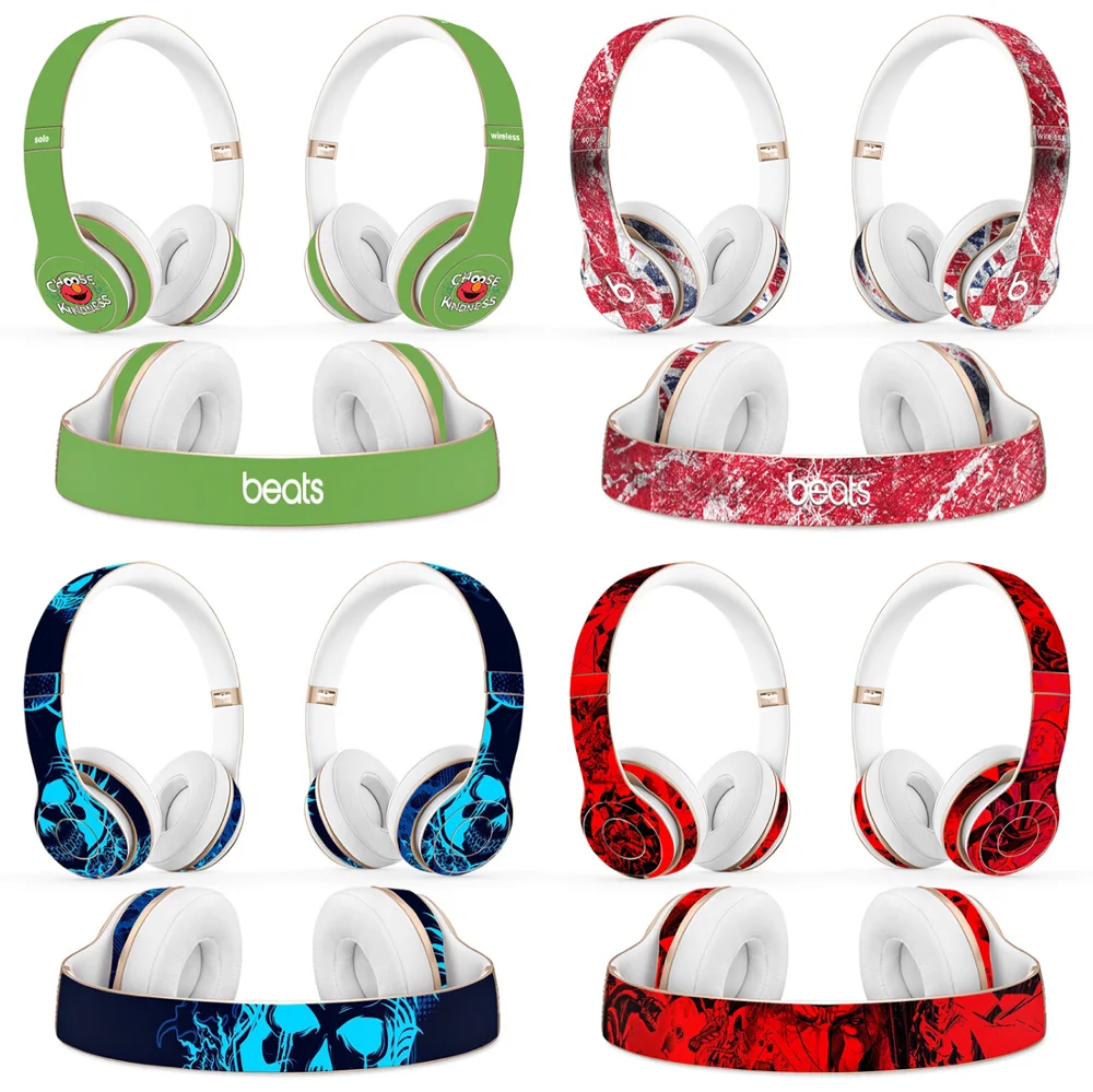 Vinyl Headphone Skin Sticker, Beats Solo 2 Wireless Skin