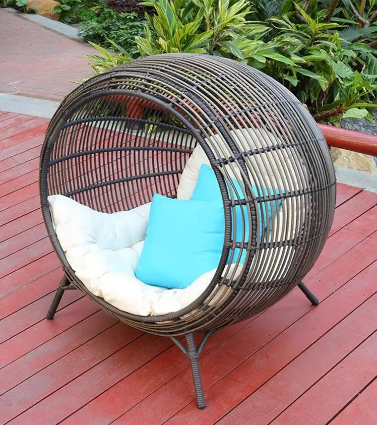 rattan chair bed