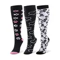 Sport Compression Stockings Funny Pattern Halloween ballon Dot Leg Pressure Running Cycling Multi Color Compress Socks preview-4