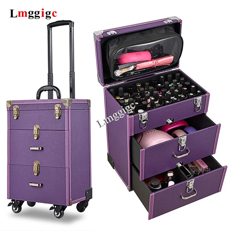 makeup suitcase box