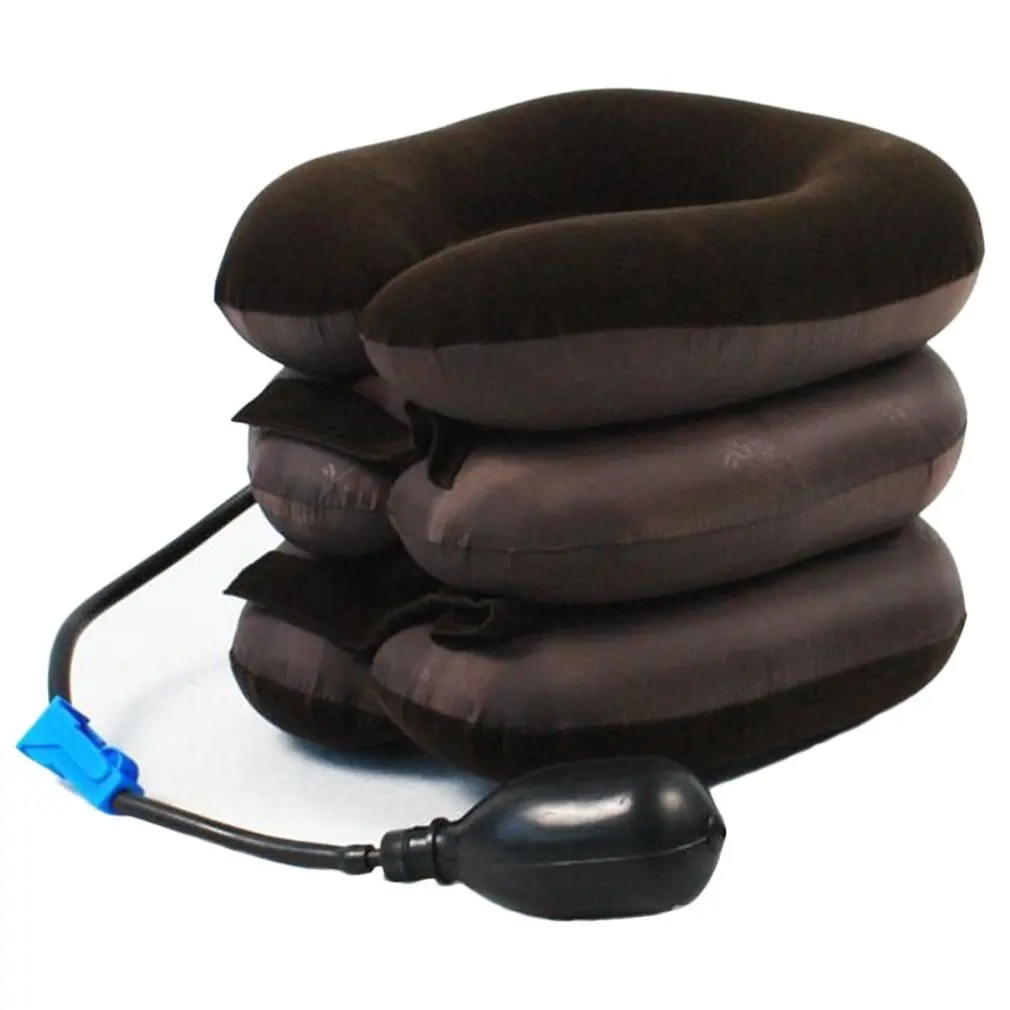 Health Care Coffee Neck Massage Air Cervical Soft Neck Brace Device Headache Back Shoulder Pain Cervical Traction Dropshipping