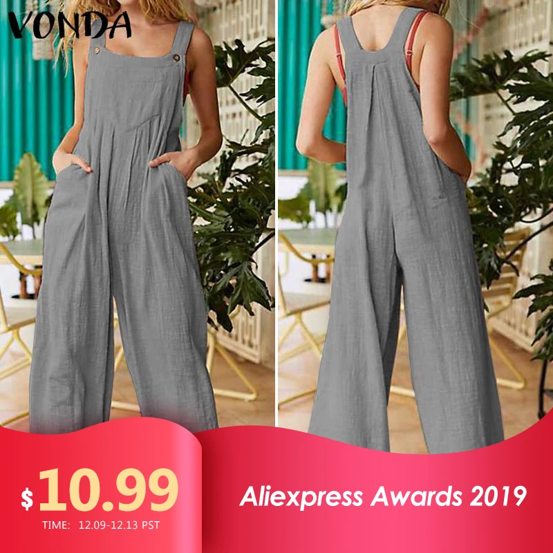 wide leg overall jumpsuit