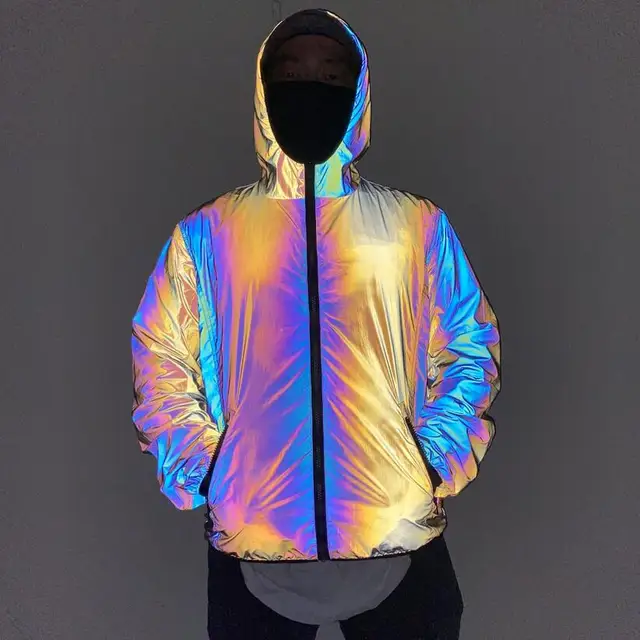 Men spring autumn rainbow reflective 