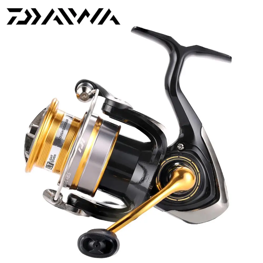 קנו ציוד לדיג Daiwa Crossfire Lt Spinning Reel 1000xh 00xh 3000cxh 4000cxh 5000cxh 6000h Long Cast Metal Reel Saltwater Fishing Tackle