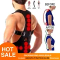 Dropship US Stock Magnetic Therapy Posture Corrector Brace Shoulder Back Support Belt For Braces&Supports Belt Shoulder Posture preview-1