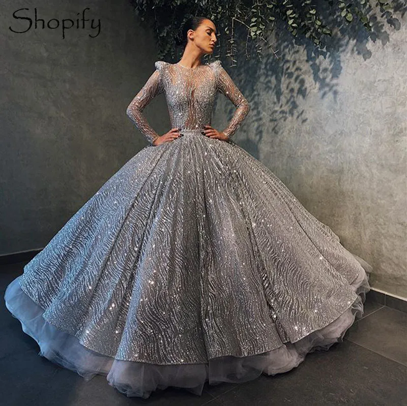 Elegant Ball Gown Long Sleeve Sweet 16 