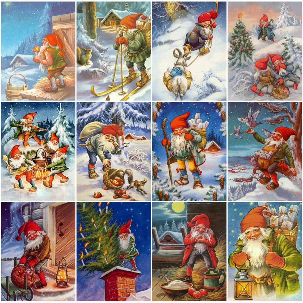 Christmas Diamond Painting Santa Elk Full Diamond Mosaic Embroidery Cross Stitch  Diamond Painting Kits Holiday Home Decor Gifts - AliExpress