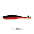 2021 NEW  Soft Lures 5CM 7.5CM 10CM  Baits Fishing Lure Leurre Shad Double Color Silicone Bait T Tail Wobblers preview-4