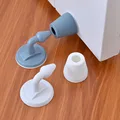 Mute Non-punch Silicone Door Stopper Touch Toilet Wall Absorption Door Plug Anti-bump Door Holder Gear Gate Resistance Door Stop preview-1