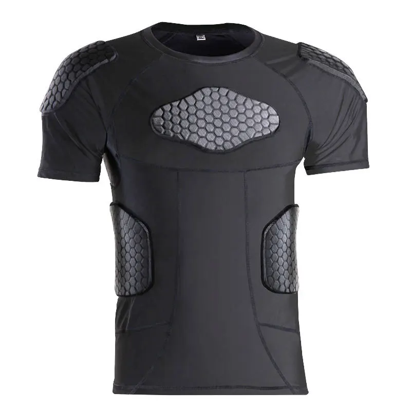 New Padded Compression Shirts Pants Shorts Chest Protector Heart