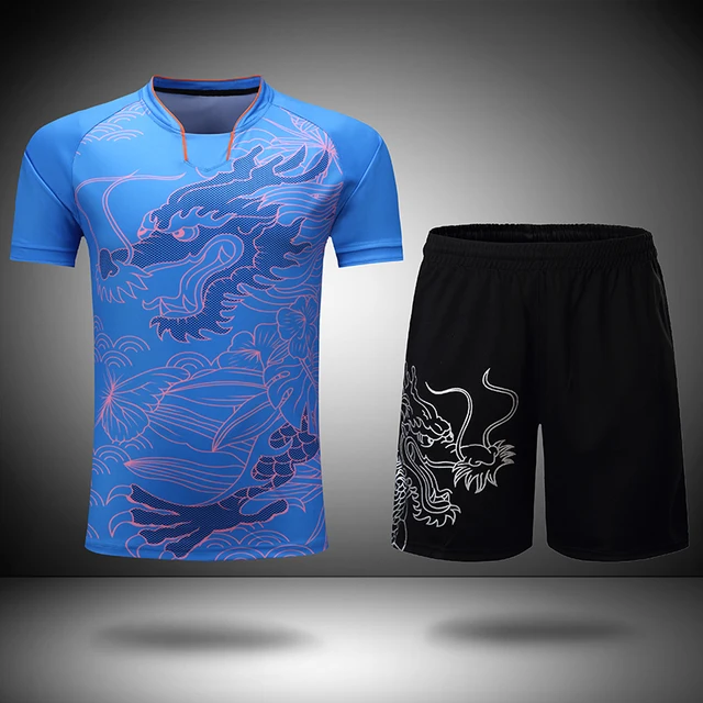 New CHINA Dragon table tennis Jerseys Shorts Men / Women / Child