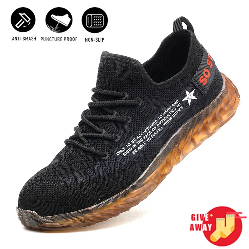 Steel Toe Protective Anti-slip Puncture 
