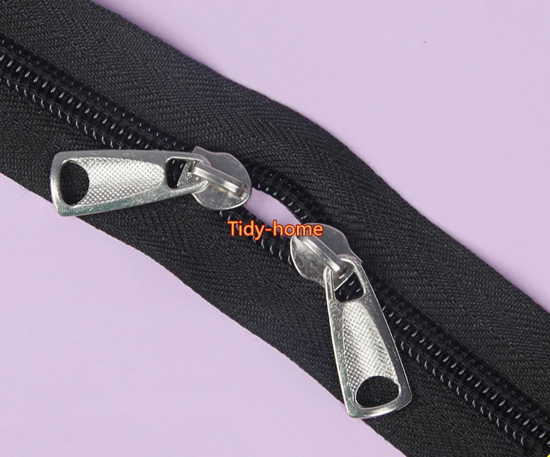 15 75cm Huge Two Way Separating Plastic Zippers for Sewing, Cotton