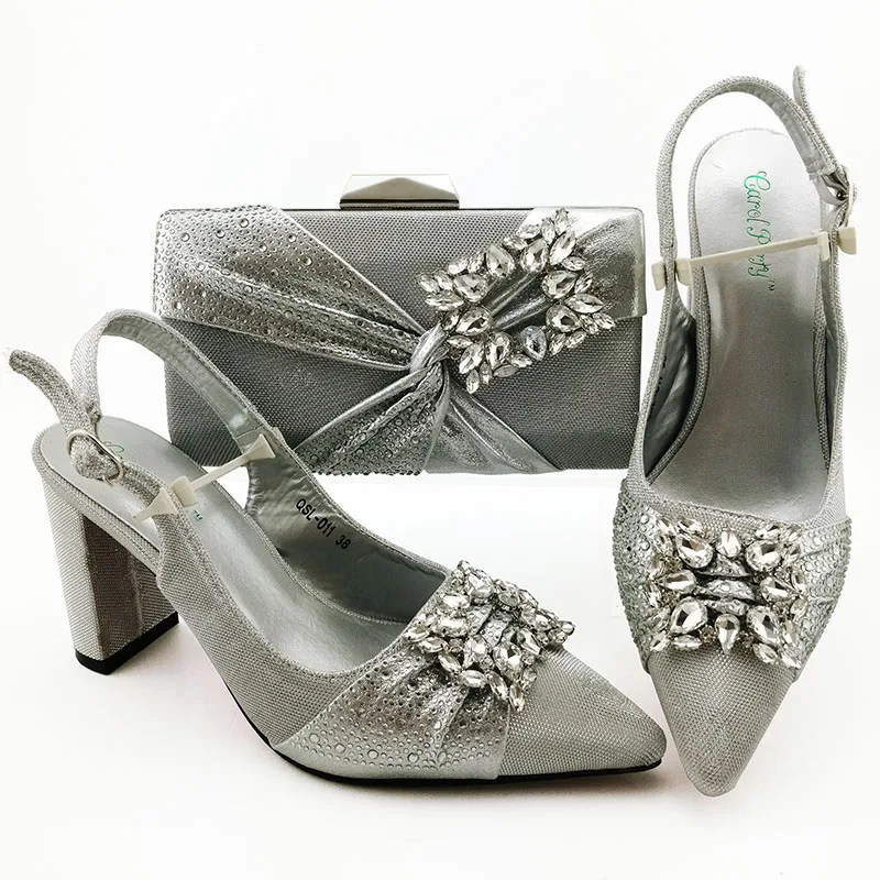 Silver shoes & bag Clearance