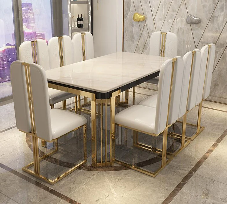 round table with 6 chairs set