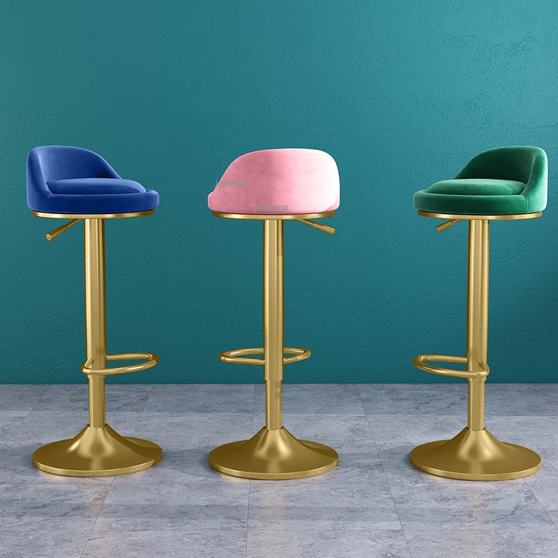 salon stools with backrest