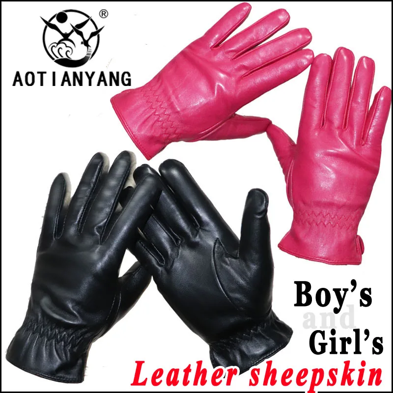 Купить Мужские перчатки AOTIANYANG Brand Leather Gloves Children