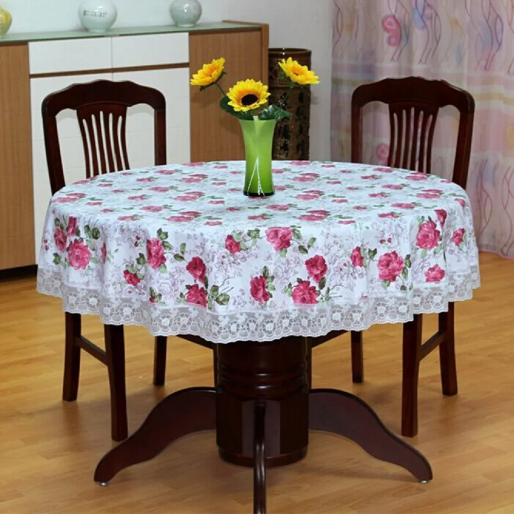 round kitchen table cloth