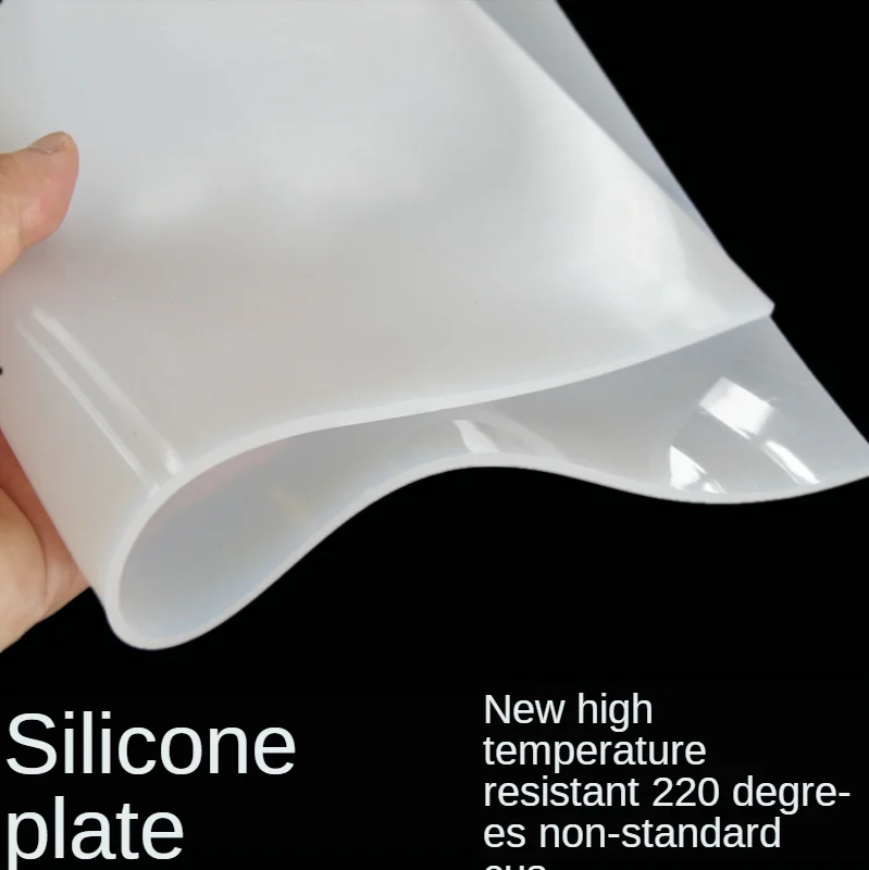 Translucent Silicone Rubber Sheet Mat 100x100 200x200 500x500 for