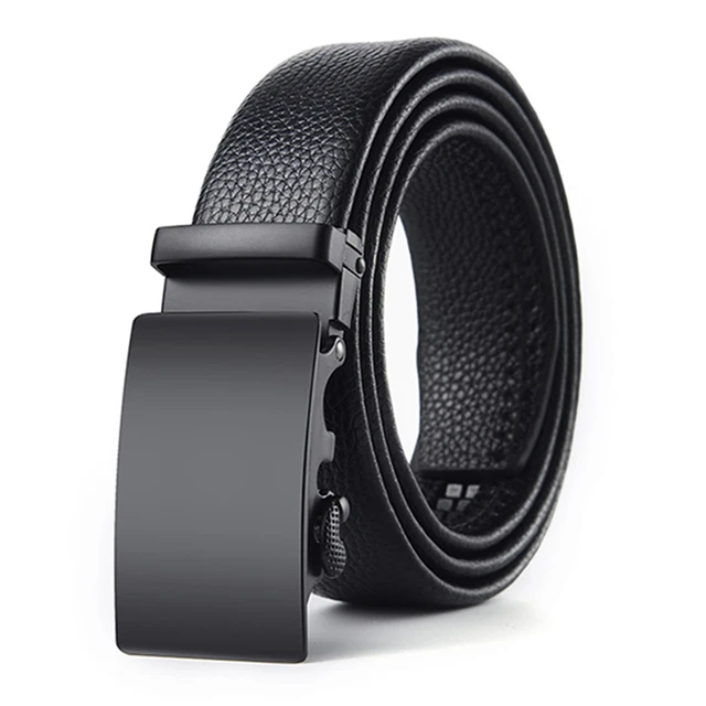 black buckle belt