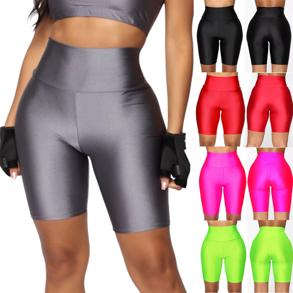 Summer High Waist Women's Shorts Gym 