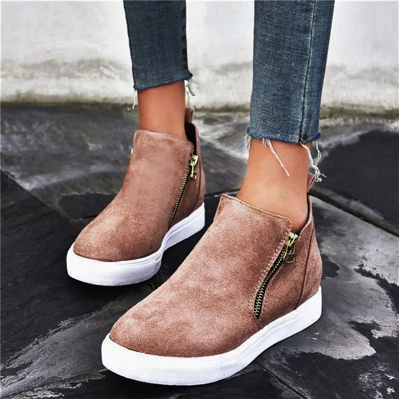 women casual fashion flat boots
